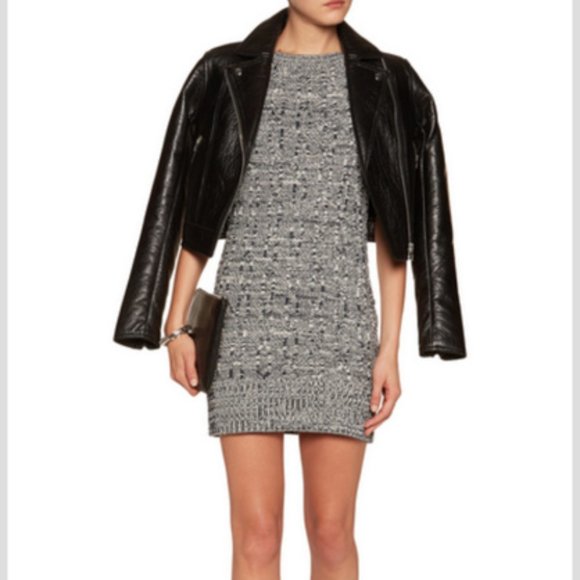*SOLD* Rag and Bone Grey/Black/Navy Knit Dress - Picture 2 of 11
